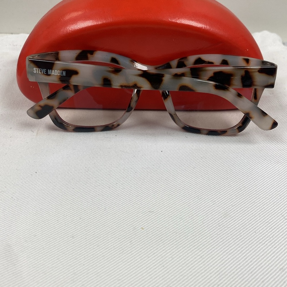 Steve Madden Blue Light Block Oversized Animal Print Glasses NeverUsed - Picture 15 of 15